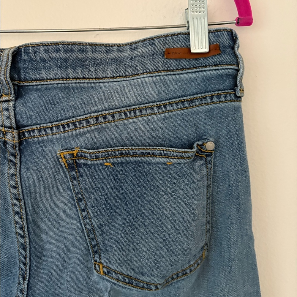 Pilcro And The Letterpress Medium Wash Hyphen Straight Leg Jean Size 28 - Picture 8 of 8